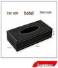 Leather Double Pen Holder - Multifunctional Desktop Storage Box for Office Stationery