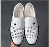 Mode Herren PU-Lederschuhe Hohlsandalen Sommer Atmungsaktive Lochschuhe Herren Slipper Lässig Business Kleiderschuhe Zapatos De Hombre