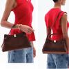 Marken Design Wildleder Mattierte Umhängetasche Retro Luxus High-End Damen Tasche Mode Neu Einfach Vielseitig Große Kapazität Tragetasche