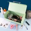 Kitchen Bread Box Organizer- Bin Keeper Storage Containers- Basket , Green