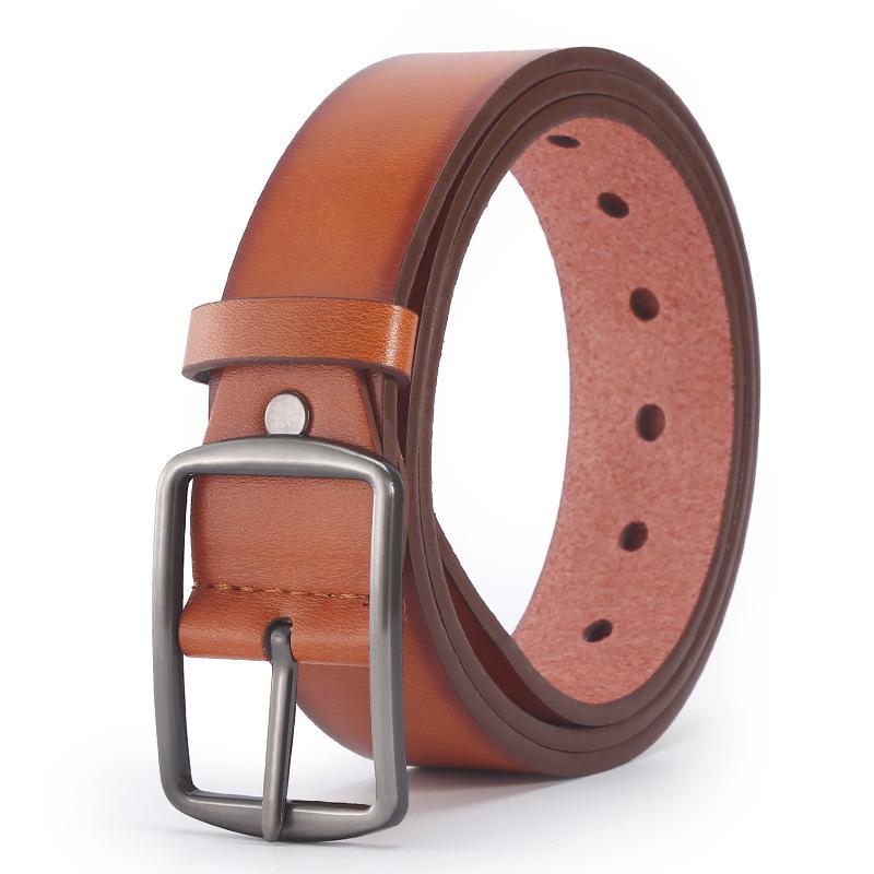 Men's Alloy Pin Buckle PU Leather Casual Jeans Belt