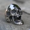 Polierter Vampir Totenkopf Ring Herren Damen Edelstahl Biker Ringe Mann Gothic Punk Schmuck Bestes Geschenk Für Freund Größe 7-15