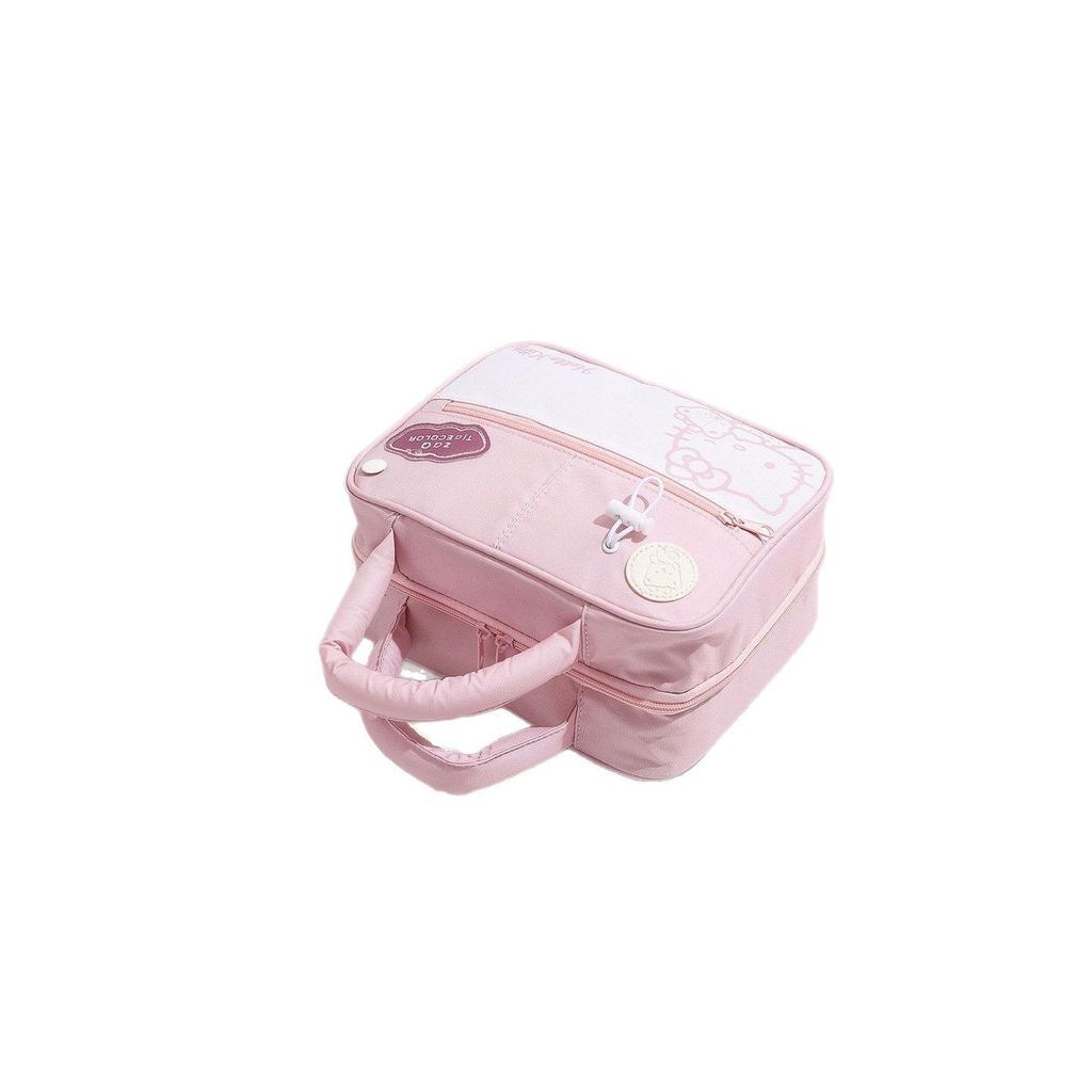 2025 New Large Capacity Women's Makeup Bag Handbag Storage Bag Fashion Versatile Travel Portable Toiletry Bag for Women