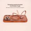 Transparent Plating Wireless Charging Magnetic Case for IPhone 17 16 15 14 13 Pro Max with Lens Protection Bracket Back Cover