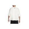 Nike Sportbekleidung Tech Fleece Neu interpretiert Übergroßes Kurzarm-T-Shirt Herren Weiß Asien-Größe FB8166-133