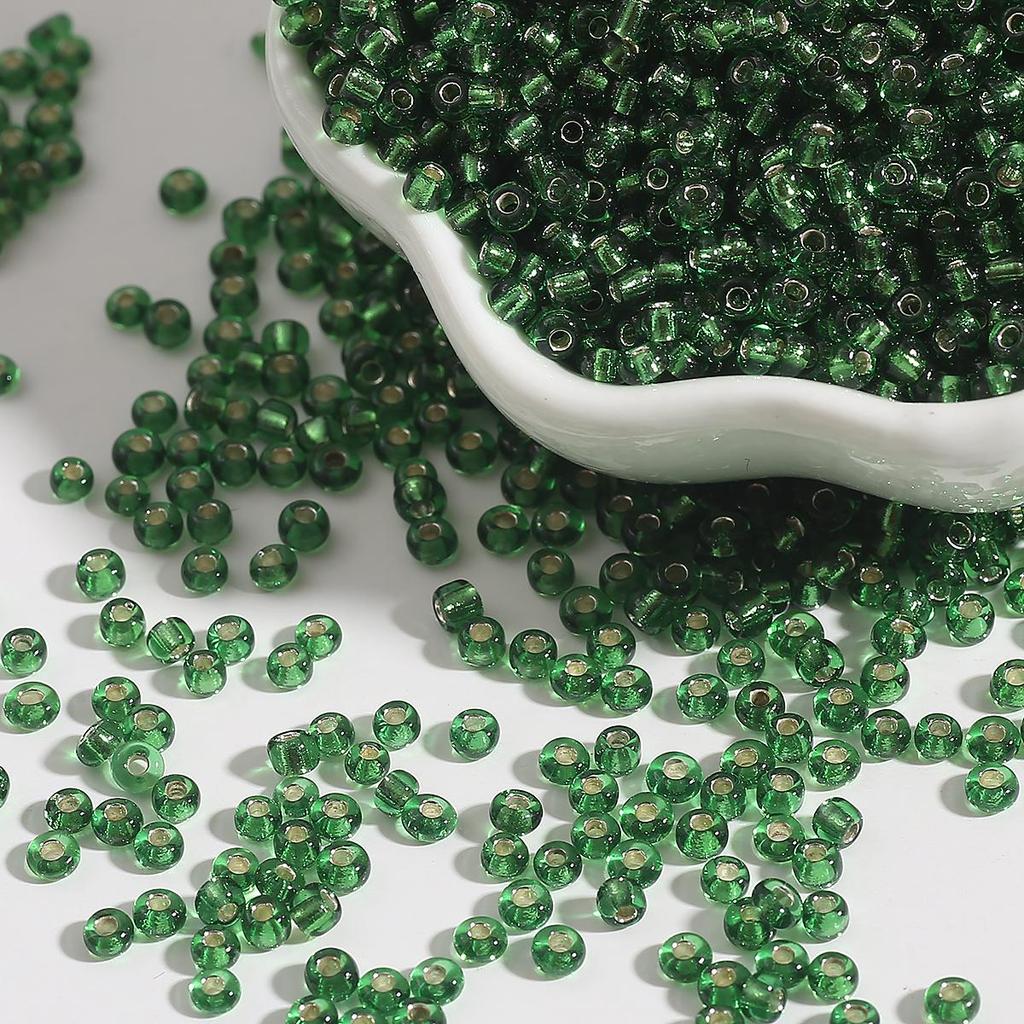 2/3/4mm 150-1000ks Skleněný křišťálový český rokajl pro vlastní výrobu šperků