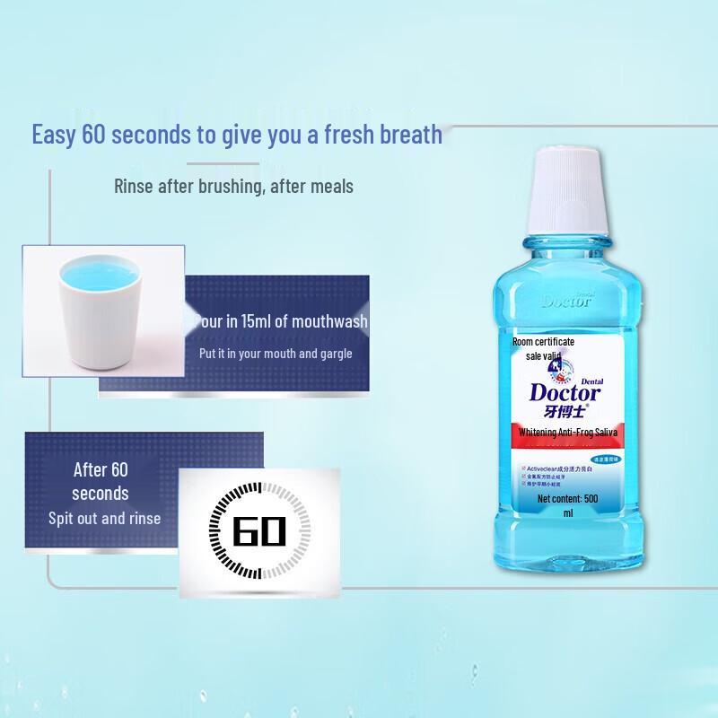 Dr. Dental Whitening Anti-Cavity Mouthwash (2 x 350ml)