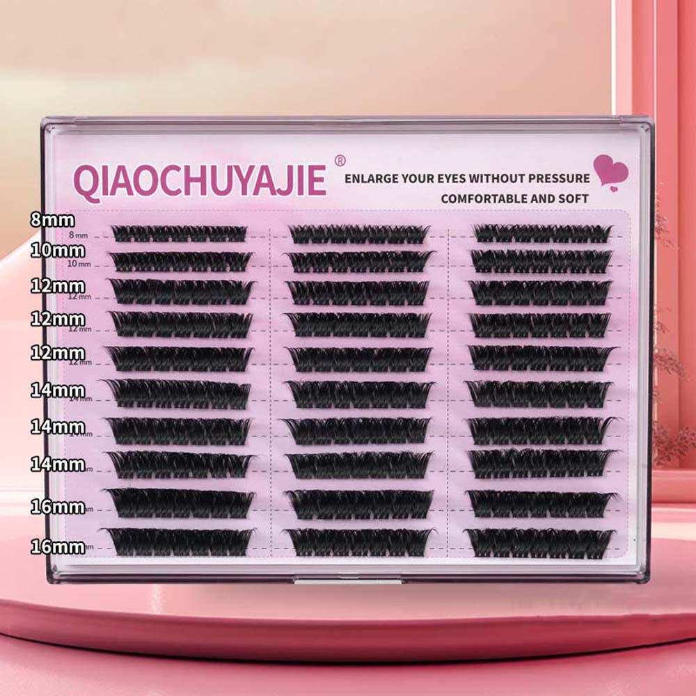 

Segmented Individual Cluster Eyelashes DIY Segmented Eyelashes Bundles Eyelash Extension D-18mm