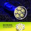 Powerful 6 LED EDC Flashlights 3000Lumen Portable Rechargeable Torch Outdoor Waterproof Hiking Camping Emergency Work Light