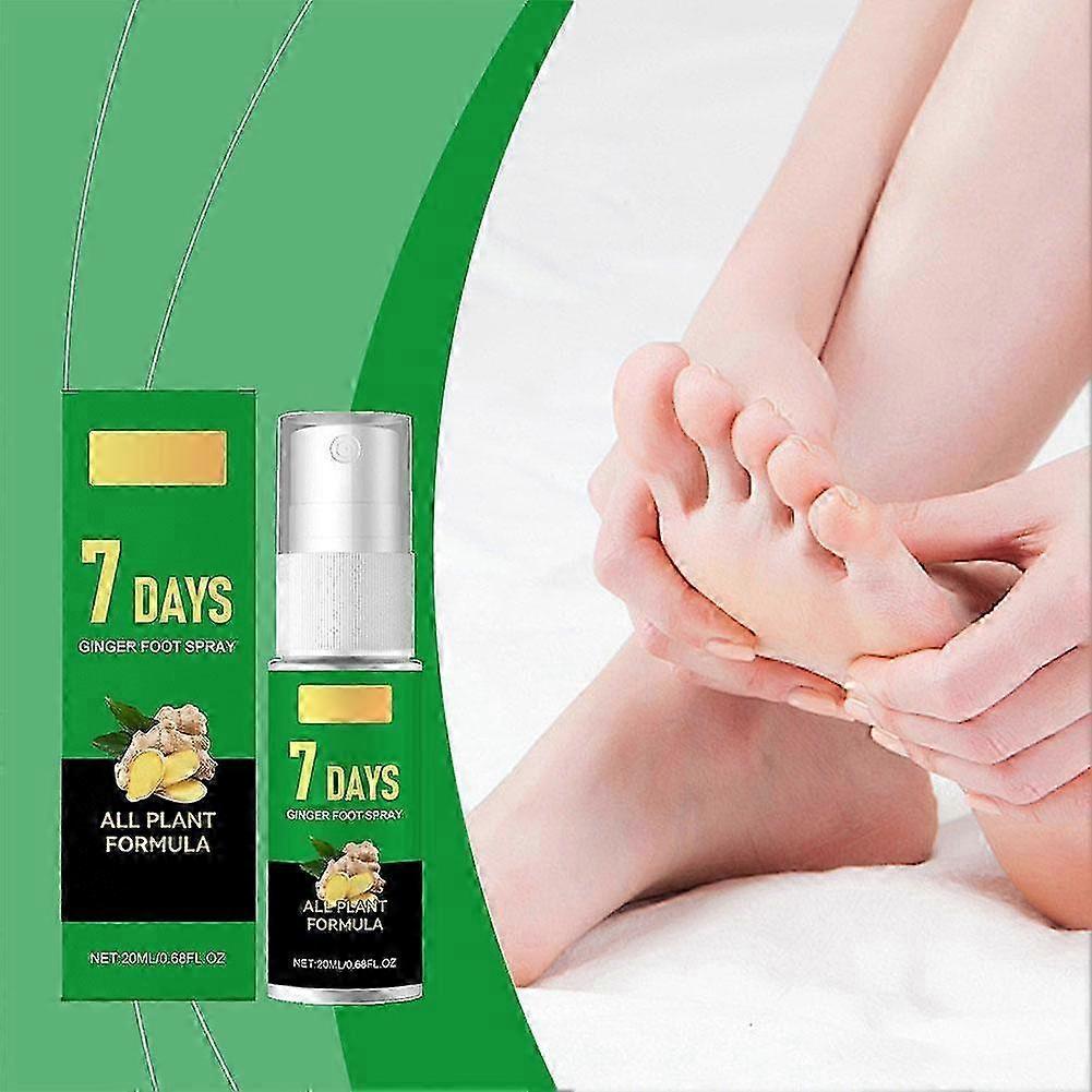 Mild, Refreshing And Moisturizing Foot Ginger Nourishing Spray