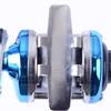 Mini Metal Bait Casting Spinning Reel Ice Fishing Reel Fish Water Wheel Baitcast Roller Reel Spinning Fishing Wheel with Lines