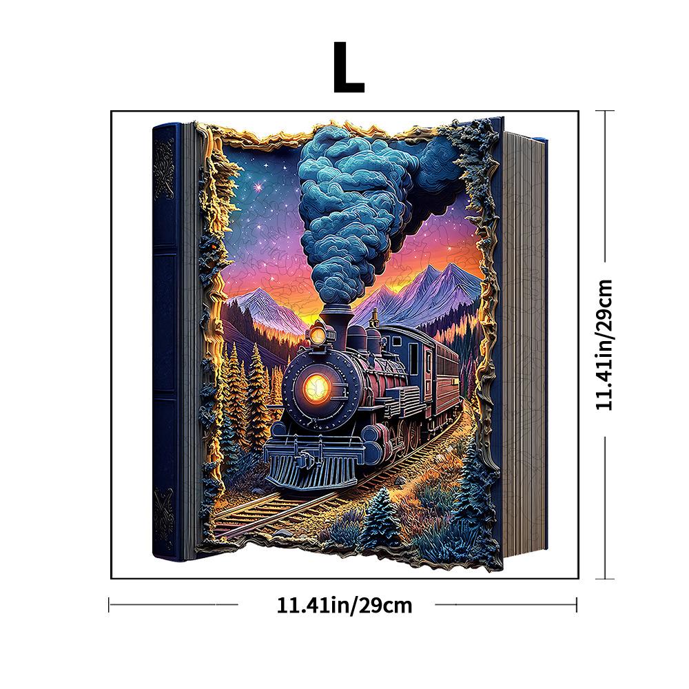 Castle On A Shell Wooden Puzzle Irregular Animal Shape Pieces Flat Wooden Puzzle