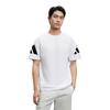 adidas TP Schweres T-Shirt Mode Lässig Weich Rundhals Kurzarm T-Shirt Herren Tops Weiß EB7618