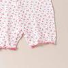 de Jersey Floral Print Shortalls for Hospital Clothes for Cotton [Cream Coco] Spring/Summer Newborns, Babies, Cool, Girls, Simple, Cute, 100%