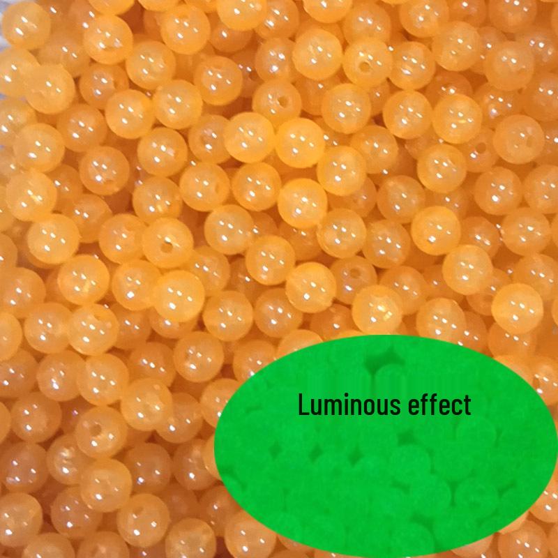 Bunte leuchtende Harzperlen für Angelzubehör & Schmuck - Fluoreszierende Halskettenhaken & Zubehör