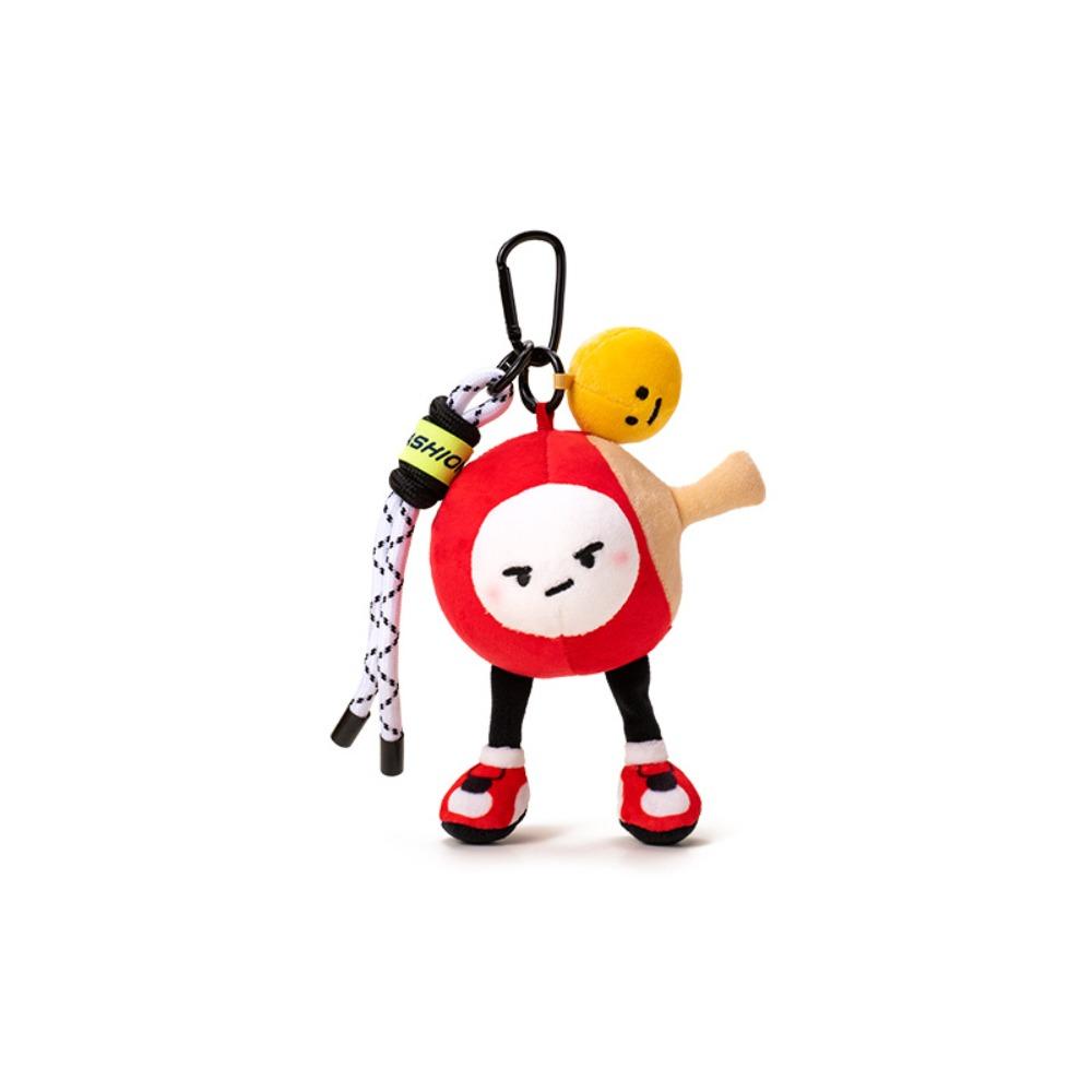 

PP Cotton Plush Table Tennis Plush Toy Fluffy Sports Plush Keychain Jewelry Accessories Table Tennis