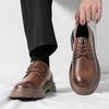 2026 New Soft Sole Business Formal Leather Shoes for Men, British Style Anti-slip Wear-resistant Outdoor Casual Dress Footwear