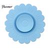 Bionic Sunflower Strainer Silicone Floor Drain Mat, Petal Design Anti-Clog Sink Anti Odor Filter Hair Filter, Odor-Proof Drainage Protector