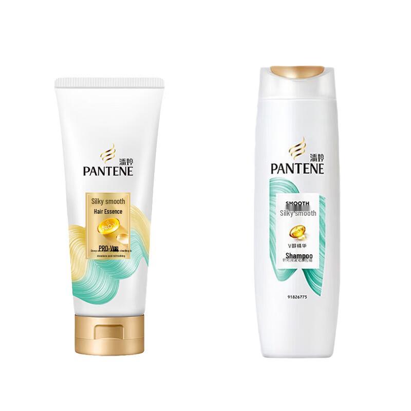 Pantene PRO-V Silk Smooth Shampoo & Conditioner Set