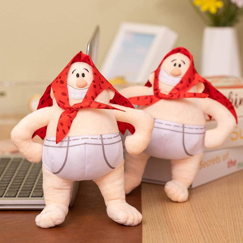 Captain Underpants & Superman Adventures Plush Doll Anime Figurine