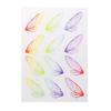Resin Art Supplies for Butterfly Simulated Wings Transparent Resin Stickers for Card Making Scrapbook DIY Jewelry