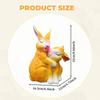 Figurine, Ornament, Statue, Garden Sculpture Made of Resin, Animal Decoration, Suitable for Cabinet,