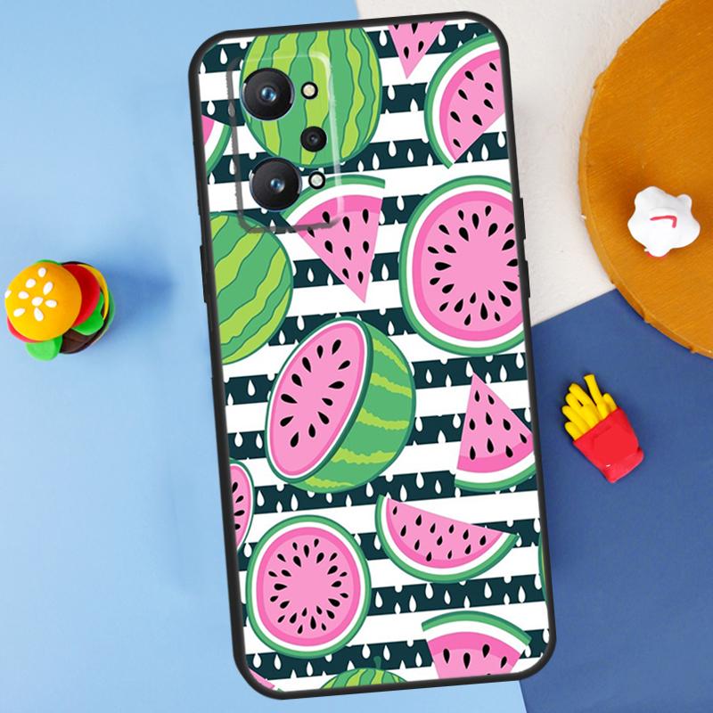 Cute Summer Fruit Watermelon For Realme GT7 Pro GT 6T 6 5 C67 C61 C55 C53 C51 C21Y C25S C75 10 11 12 13 14 Pro Plus Case