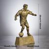 Fußballspieler Statue Dekorative Figur Sammlerstück Schreibtischornament Trophäe Auszeichnung für Schreibtisch