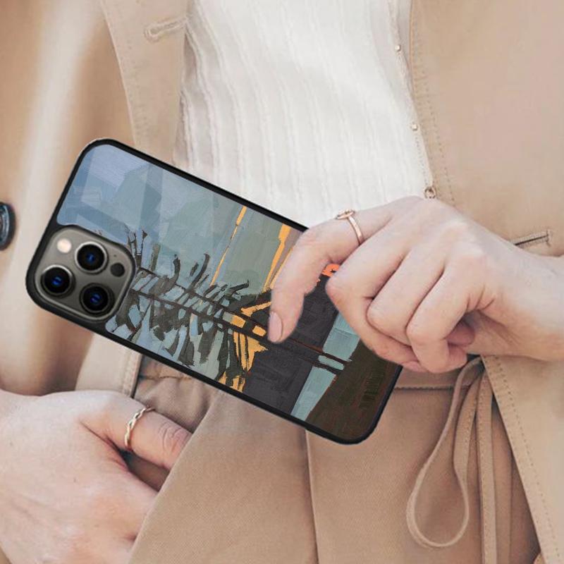 Creative Oil Painting Magnetic Phone Case For APPLE iPhone 17 Air 16 14 13 12 Pro Max 15 Plus Wireless Charge With MagSafe Cover
