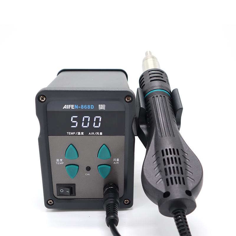 AIFEN-868D Stasiun Udara Panas 700W LED Digital Solder Besi Pematrian Ulang Stasiun Solder Pistol Panas Untuk Perbaikan Pengelas
