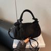 Small Retro Suede Leather Shoulder Bags Womens 2025 Luxury Designer Brand Trend Crossbody Bag Females Short Handle Handbags