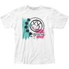 Blink-182 Self-Titled Album T Shirt Mens Rock and Roll Music Band Tee New White Unisex T-Shirt