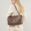Geantă Messenger Crossbody portabilă pentru umăr/sub braț modă casual piele de vacă strat superior geantă tote capacitate mare