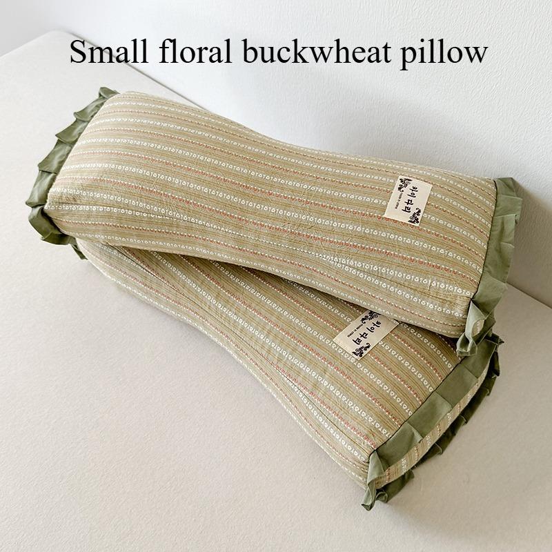 1Pc New Korean-Style Small Floral Neck Protection Pillow Fits the Cervical Vertebrae Well and Relieves Fatigue