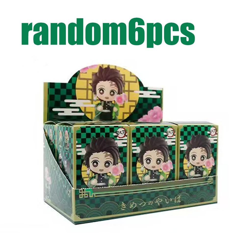 Anime Cartoon Character Blind Box Creative Personalized Figurine Peripheral Model Decoration Surprise Gift Box For Devil Killer