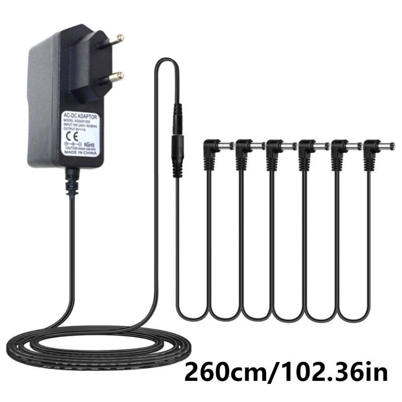 Power Supply Accepted Power Adapter for Christmas Holiday Village Lighting 4.5V Adapter with 6 Outlets