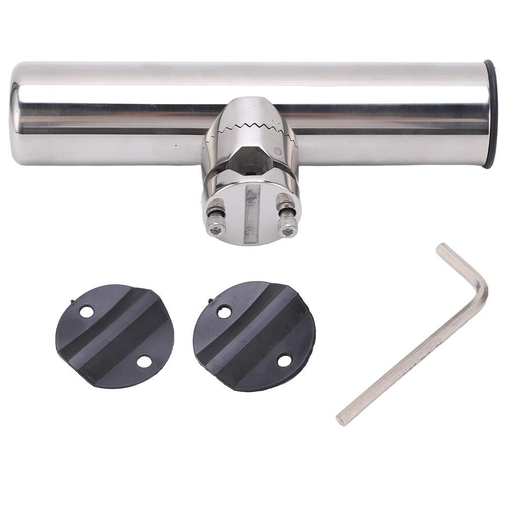 Držák prutů na rybářský člun pro montáž na reling, držák na tyče pro jachtu, svorka z nerezové oceli 316 pro kajak, loď