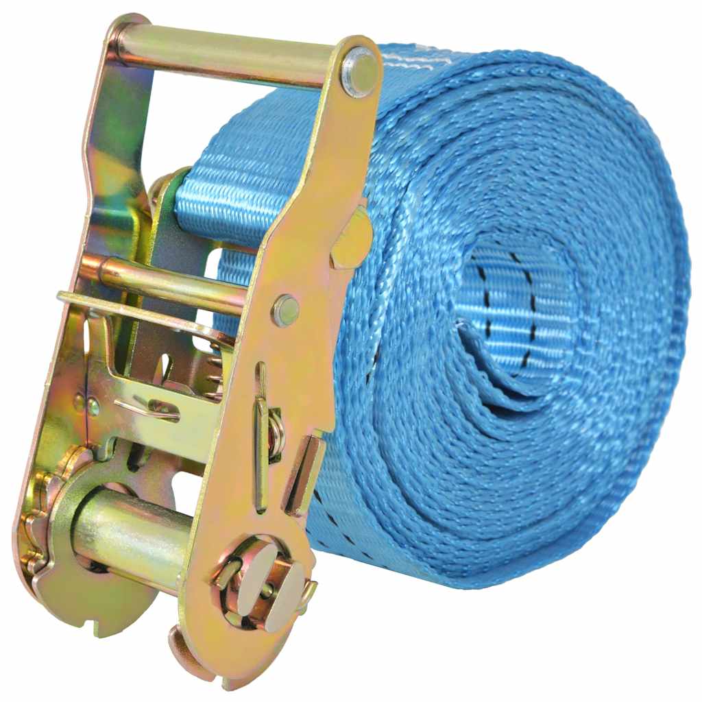 Ratchet Straps 4 Pcs. 2 Tonnes 6 M * 38 Mm Blue