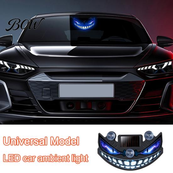 Einfach zu installierendes Saugnapflicht, Solare Auto-Fensterleuchte, Dynamische blinkende LED-Lampe, Automatischer Außen-Glow, Kabelloses Dämonenauge, Atmend