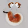 12 Styles 2Pcs/Set Furry Anime Dog Ear Headband Tail Cartoon Comic-Con Cosplay Costume Accessories Plush Animal Ears Tail