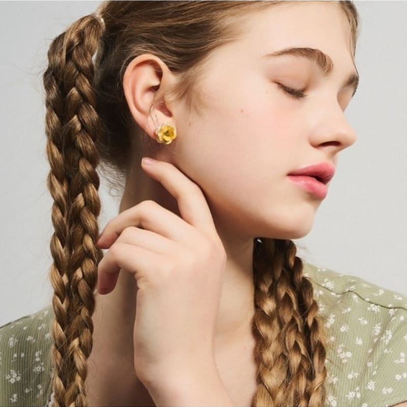 Dana Burton Rosina Hayes Flower Earrings