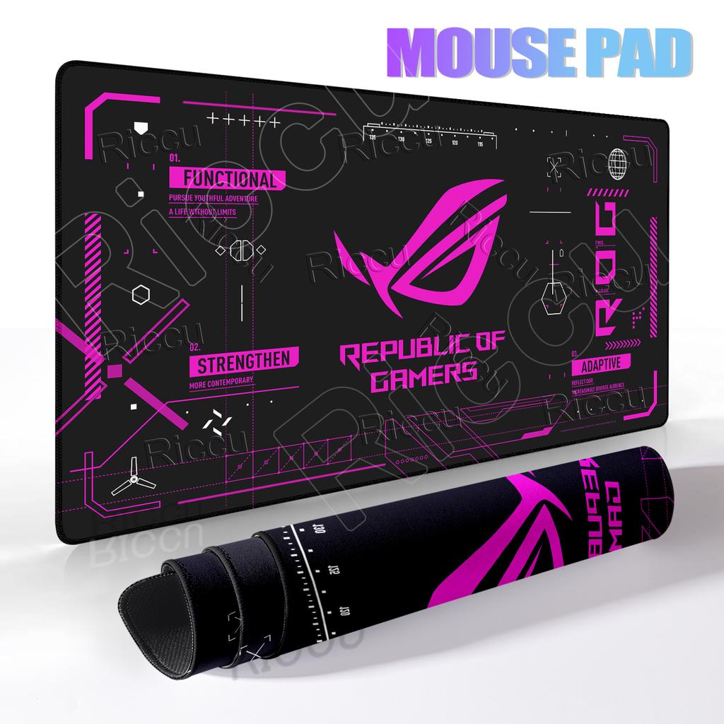 HD ASUS Game Rug Extended Aesthetics Mouse Pad Design ROG Minimalist Computer Gamer Nonslip Keyboard Lockedge Office Accessories