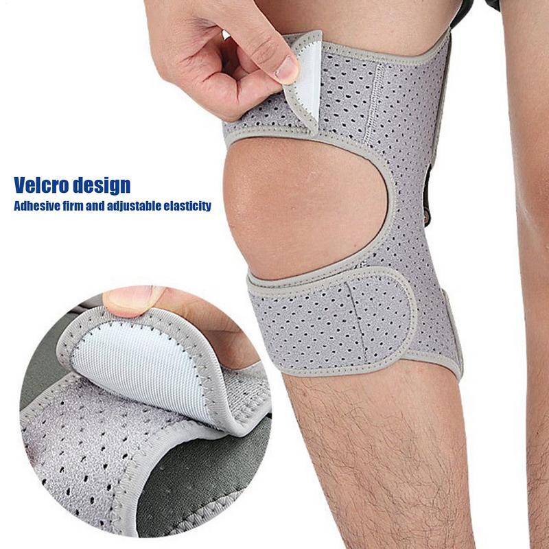 Knee Booster Brace Breathable Lift Spring Knee Brace Elderly Walking Support Protect Fixed Booster Pad For Cycling