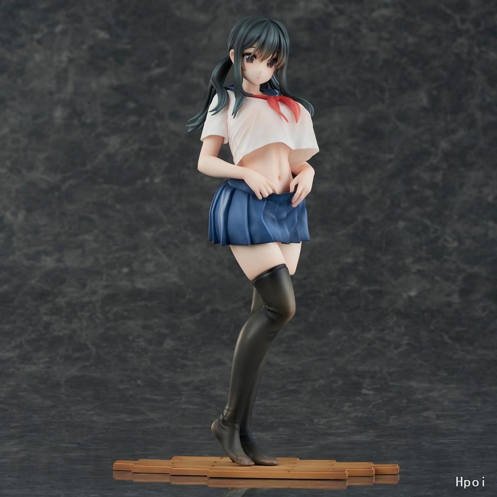 26cm Anime Curtain Sauce Figure Uniforms Kawaii Undressable Girl Action Figures PVC Collection Model Doll Toys Galaxy Production