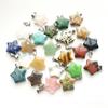 Star Pendant Star Charm Fashion Jewelry Accessory Natural Stone Material Jewelry Findings Perfect Gift for Women Girls