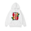 Mexico Letter Flag Printed Hoodie Women Comfortable Loose Hooded Winter Fleece Warm Sweatshirt Basics Streetwears