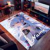 Custom personalization Genshin Impact Ayaka Kamisato Print Area Rug - Soft, Washable Non-Slip Indoor Mat,Living Room,Home&Office Decorative Rug