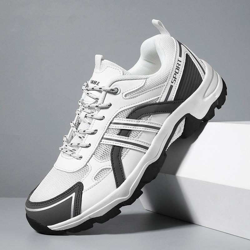 

Уличные сетчатые походные туфли дышащие походные повседневные дорожные спортивные туфли 36 белый