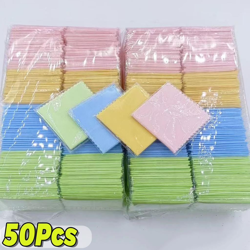 1/200pcs Chamois Glasses Cleaner Microfiber Cleaning Cloth for Glasses Cloth Len Phone Screen Cleaning Wipes Wholesale