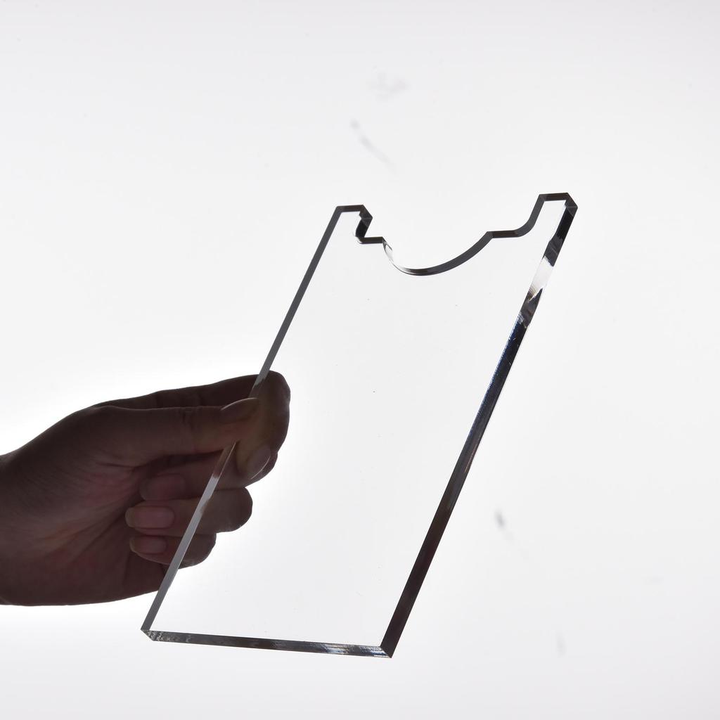2PC Clear Acrylic Furniture Stoppers Wall Protector Bed Table Couch Non-slip Stabilizer Pads Wall Spacer for Prevents Fire Risks